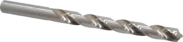 Chicago-Latrobe - Letter U 118° High Speed Steel Jobber Drill - Bright Finish, Right Hand Cut, Spiral Flute, Straight Shank, 5" OAL, Standard Point - Apex Tool & Supply