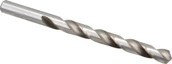 Chicago-Latrobe - Letter W 118° High Speed Steel Jobber Drill - Bright Finish, Right Hand Cut, Spiral Flute, Straight Shank, 5-1/8" OAL, Standard Point - Apex Tool & Supply