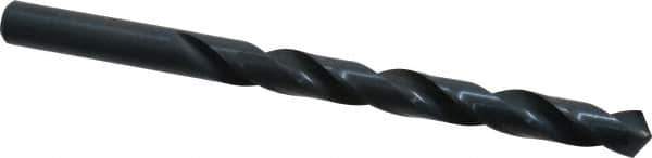 Chicago-Latrobe - 21/64" 118° High Speed Steel Jobber Drill - Oxide Finish, Right Hand Cut, Spiral Flute, Straight Shank, 4-5/8" OAL, Standard Point - Apex Tool & Supply