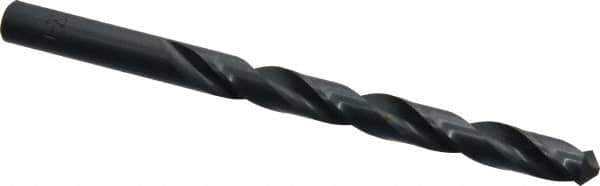Chicago-Latrobe - Letter T 118° High Speed Steel Jobber Drill - Oxide Finish, Right Hand Cut, Spiral Flute, Straight Shank, 4-7/8" OAL, Standard Point - Apex Tool & Supply