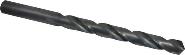 Chicago-Latrobe - Letter V 118° High Speed Steel Jobber Drill - Oxide Finish, Right Hand Cut, Spiral Flute, Straight Shank, 5" OAL, Standard Point - Apex Tool & Supply
