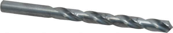 Chicago-Latrobe - Letter W 118° High Speed Steel Jobber Drill - Oxide Finish, Right Hand Cut, Spiral Flute, Straight Shank, 5-1/8" OAL, Standard Point - Apex Tool & Supply
