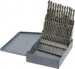 Chicago-Latrobe - 118° Point, Bright Finish, High Speed Steel Jobber Length Drill Bit Set - Apex Tool & Supply