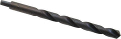 Chicago-Latrobe - Letter S 118° High Speed Steel Jobber Drill - Oxide Finish, Right Hand Cut, Spiral Flute, Tanged Shank, 4-7/8" OAL, Standard Point - Apex Tool & Supply