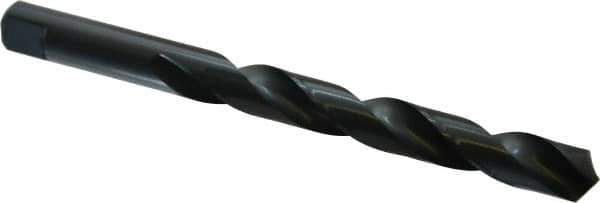 Chicago-Latrobe - 37/64" 118° High Speed Steel Jobber Drill - Oxide Finish, Right Hand Cut, Spiral Flute, Tanged Shank, 6-5/8" OAL, Standard Point - Apex Tool & Supply