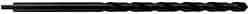 Chicago-Latrobe - 11/16", 118° Point, Spiral Flute, High Speed Steel Taper Length Drill Bit - Oxide Finish, 5-3/8" Flute Length, 9-1/4" OAL, Series 255AN - Apex Tool & Supply