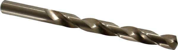 Chicago-Latrobe - 13/32" 135° Cobalt Jobber Drill - Oxide/Gold Finish, Right Hand Cut, Spiral Flute, Straight Shank, 5-1/4" OAL, Split Point - Apex Tool & Supply
