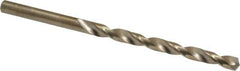 Chicago-Latrobe - #6 135° Cobalt Jobber Drill - Oxide/Gold Finish, Right Hand Cut, Spiral Flute, Straight Shank, 3-3/4" OAL, Split Point - Apex Tool & Supply