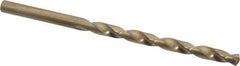 Chicago-Latrobe - #10 135° Cobalt Jobber Drill - Oxide/Gold Finish, Right Hand Cut, Spiral Flute, Straight Shank, 3-5/8" OAL, Split Point - Apex Tool & Supply