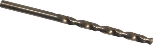 Chicago-Latrobe - #13 135° Cobalt Jobber Drill - Oxide/Gold Finish, Right Hand Cut, Spiral Flute, Straight Shank, 3-1/2" OAL, Split Point - Apex Tool & Supply