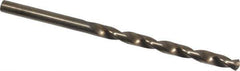 Chicago-Latrobe - #13 135° Cobalt Jobber Drill - Oxide/Gold Finish, Right Hand Cut, Spiral Flute, Straight Shank, 3-1/2" OAL, Split Point - Apex Tool & Supply
