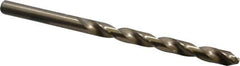 Chicago-Latrobe - 0.234" 135° Cobalt Jobber Drill - Oxide/Gold Finish, Right Hand Cut, Spiral Flute, Straight Shank, 3-7/8" OAL, Split Point - Apex Tool & Supply