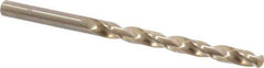 Chicago-Latrobe - 0.257" 135° Cobalt Jobber Drill - Oxide/Gold Finish, Right Hand Cut, Spiral Flute, Straight Shank, 4-1/8" OAL, Split Point - Apex Tool & Supply