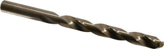 Chicago-Latrobe - 0.386" 135° Cobalt Jobber Drill - Oxide/Gold Finish, Right Hand Cut, Spiral Flute, Straight Shank, 5-1/8" OAL, Split Point - Apex Tool & Supply