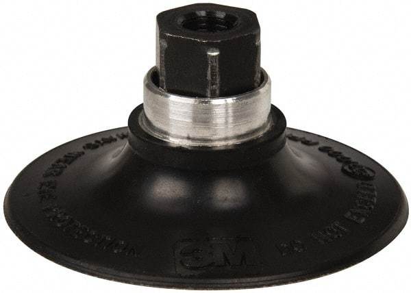 3M - 3" Diam Quick-Change Type R Disc Backing Pad - Hard Density, 20,000 RPM, Roloc TR Compatible - Apex Tool & Supply
