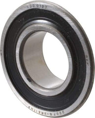 SKF - 35mm Bore Diam, 72mm OD, Double Seal Self Aligning Radial Ball Bearing - 23mm Wide, 2 Rows, Round Bore, 1,980 Lb Static Capacity, 6,900 Lb Dynamic Capacity - Apex Tool & Supply