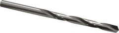 CJT - Letter D 118° Carbide-Tipped Jobber Drill - Bright Finish, Right Hand Cut, Spiral Flute, Straight Shank, 4" OAL, Standard Point - Apex Tool & Supply