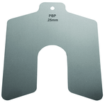 .25MMX75MMX75MM 300 SS SLOTTED SHIM - Apex Tool & Supply