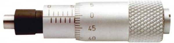 SPI - 1/2 Inch, 0.51 Inch Thimble, 0.2 Inch Spindle Diameter x Mechanical Micrometer Head - Apex Tool & Supply