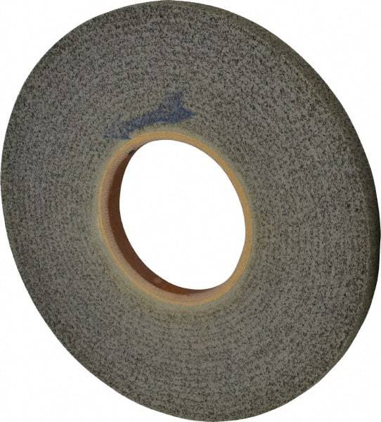 Brite Star - 8" Diam, 1/2" Face Width, 3" Center Hole, Fine Grade, Silicon Carbide Deburring Wheel - Convolute, Hard Density 8 Grade, 3,400 RPM - Apex Tool & Supply