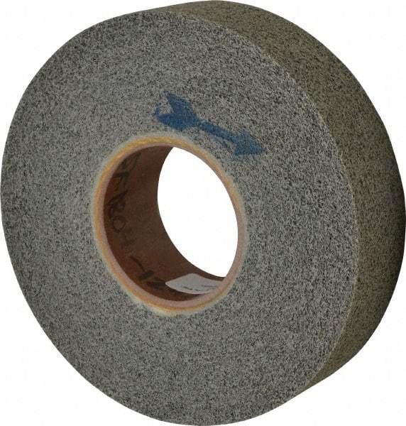 Brite Star - 8" Diam, 2" Face Width, 3" Center Hole, Fine Grade, Silicon Carbide Deburring Wheel - Convolute, Soft Density 7 Grade, 3,400 RPM - Apex Tool & Supply