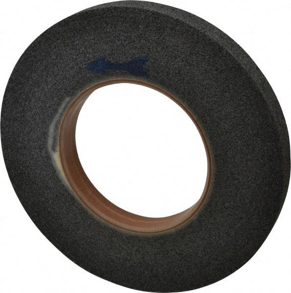 Brite Star - 10" Diam, 1" Face Width, 5" Center Hole, Fine Grade, Silicon Carbide Deburring Wheel - Convolute, Medium Density 7 Grade, 3,600 RPM - Apex Tool & Supply