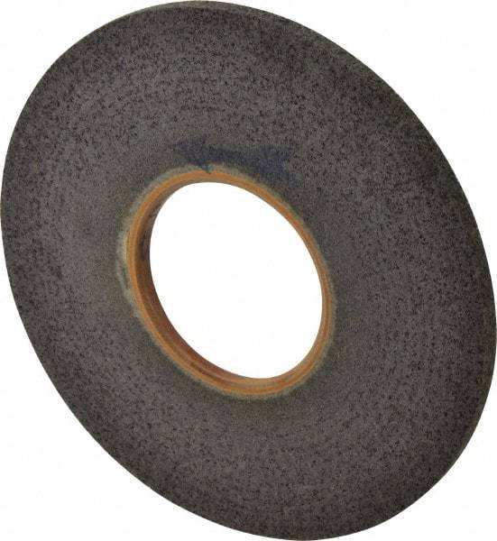 Brite Star - 8" Diam, 3/8" Face Width, 3" Center Hole, Fine Grade, Silicon Carbide Deburring Wheel - Convolute, Extra Hard Density 8 Grade, 3,400 RPM - Apex Tool & Supply