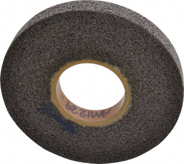 Brite Star - 8" Diam, 1" Face Width, 3" Center Hole, Medium Grade, Aluminum Oxide Deburring Wheel - Convolute, Hard Density 8 Grade, 3,400 RPM - Apex Tool & Supply
