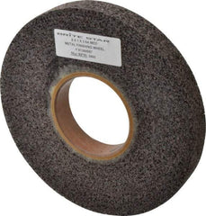 Brite Star - 8" Diam, 1" Face Width, 3" Center Hole, Medium Grade, Aluminum Oxide Deburring Wheel - Convolute, Medium Density 6 Grade, 4,500 RPM - Apex Tool & Supply