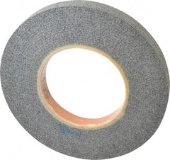 Brite Star - 10" Diam, 1" Face Width, 5" Center Hole, Fine Grade, Silicon Carbide Deburring Wheel - Convolute, Extra Hard Density 9 Grade, 2,500 RPM - Apex Tool & Supply
