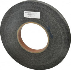 Brite Star - 12" Diam, 1" Face Width, 5" Center Hole, Fine Grade, Silicon Carbide Deburring Wheel - Convolute, Hard Density 8 Grade, 2,100 RPM - Apex Tool & Supply