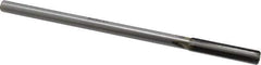 Made in USA - 5/16" Carbide-Tipped 4 Flute Chucking Reamer - Straight Flute, 0.2792" Straight Shank, 1-1/2" Flute Length, 6" OAL - Apex Tool & Supply