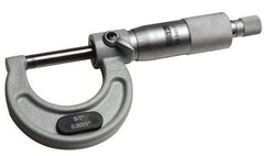 SPI - 200 to 225mm Range, 0.01mm Graduation, Mechanical Outside Micrometer - Ratchet Stop Thimble, Accurate to 0.008mm - Apex Tool & Supply