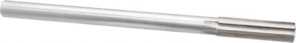 Made in USA - 5/8" Carbide-Tipped 6 Flute Chucking Reamer - Straight Flute, 0.5615" Straight Shank, 2-1/4" Flute Length, 9" OAL - Apex Tool & Supply