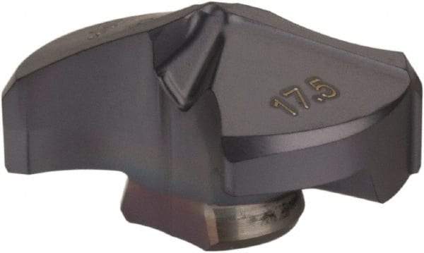 Iscar - Series IDI-SK, 0.689" Diam Grade IC908 140° Replaceable Drill Tip - Carbide, TiAlN Finish - Apex Tool & Supply