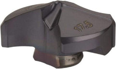 Iscar - Series IDI-SK, 0.689" Diam Grade IC908 140° Replaceable Drill Tip - Carbide, TiAlN Finish - Apex Tool & Supply