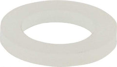 Made in USA - 5/16" Screw, Grade 6/6 Nylon Standard Flat Washer - 8.05mm ID x 1/2" OD, 1.57mm Thick - Apex Tool & Supply