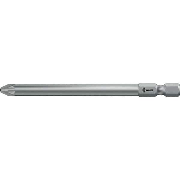 Wera - #1 Pozidriv Screwdriver Bit - 6" OAL - Apex Tool & Supply