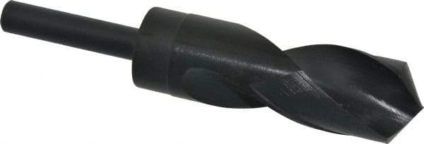 Chicago-Latrobe - 1-9/32" Drill, 118° Point, High Speed Steel Silver Deming & Reduced Shank Drill Bit - Oxide Finish, 6" OAL, Straight Shank, 3-1/8" Flute Length, Right Hand Cut, Standard Point, Spiral Flute, Regular Spiral - Apex Tool & Supply