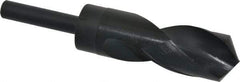 Chicago-Latrobe - 1-9/32" Drill, 118° Point, High Speed Steel Silver Deming & Reduced Shank Drill Bit - Oxide Finish, 6" OAL, Straight Shank, 3-1/8" Flute Length, Right Hand Cut, Standard Point, Spiral Flute, Regular Spiral - Apex Tool & Supply