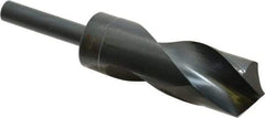 Chicago-Latrobe - 1-21/64" Drill, 118° Point, High Speed Steel Silver Deming & Reduced Shank Drill Bit - Oxide Finish, 6" OAL, Straight Shank, 3-1/8" Flute Length, Right Hand Cut, Standard Point, Spiral Flute, Regular Spiral - Apex Tool & Supply