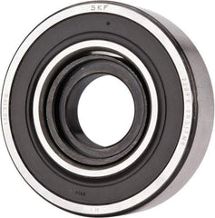 SKF - 45mm Bore Diam, 85mm OD, Double Seal Self Aligning Radial Ball Bearing - 23mm Wide, 2 Rows, Round Bore, 2,380 Lb Static Capacity, 7,310 Lb Dynamic Capacity - Apex Tool & Supply