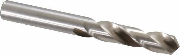 Chicago-Latrobe - 0.358" 118° Spiral Flute High Speed Steel Screw Machine Drill Bit - Bright Finish, Right Hand Cut, 1-3/4" Flute Length, 3-1/16" OAL, Standard Point, Straight Shank - Apex Tool & Supply