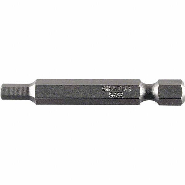 Wiha - 0.109" Power Bit - 1/4" Drive, 2" OAL - Apex Tool & Supply