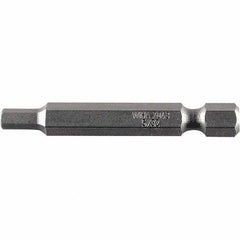 Wiha - 0.109" Power Bit - 1/4" Drive, 2" OAL - Apex Tool & Supply