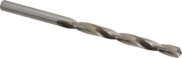 Chicago-Latrobe - #1 118° High Speed Steel Jobber Drill - Bright Finish, Right Hand Cut, Spiral Flute, Straight Shank, 3-7/8" OAL, Standard Point - Apex Tool & Supply