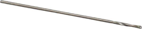 Chicago-Latrobe - #77 118° High Speed Steel Jobber Drill - Bright Finish, Right Hand Cut, Spiral Flute, Straight Shank, 7/8" OAL, Standard Point - Apex Tool & Supply