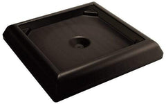 Rubbermaid - Black Plastic Weighted Base - Compatible with 45 & 65 Gal Containers, 24-1/2" Long, 6" High - Apex Tool & Supply