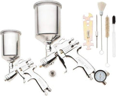 Binks - Gravity Feed High Volume/Low Pressure Paint Spray Gun - 175 Max psi, 7 to 12 CFM, For Adhesives, Enamels, Epoxies, Lacquers, Latex, Polyurethanes, Primers, Sealers, Stains, Varnishes - Apex Tool & Supply