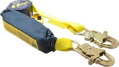 DBI/SALA - 6' Long, 310 Lb Capacity, Polyester Webbing Self-Retracting Lanyard - Yellow - Apex Tool & Supply